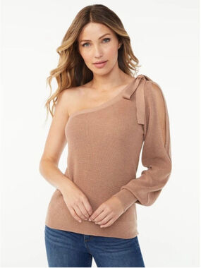 Sofia Jeans Women's Sweater, Camel, Size M